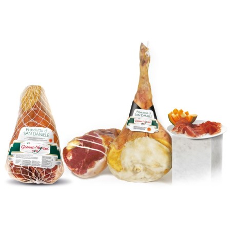 NEGRINI Prosciutto San Daniele Dop Dissos. Legato Ripul. S/V 16 M no bone 7/8 kg