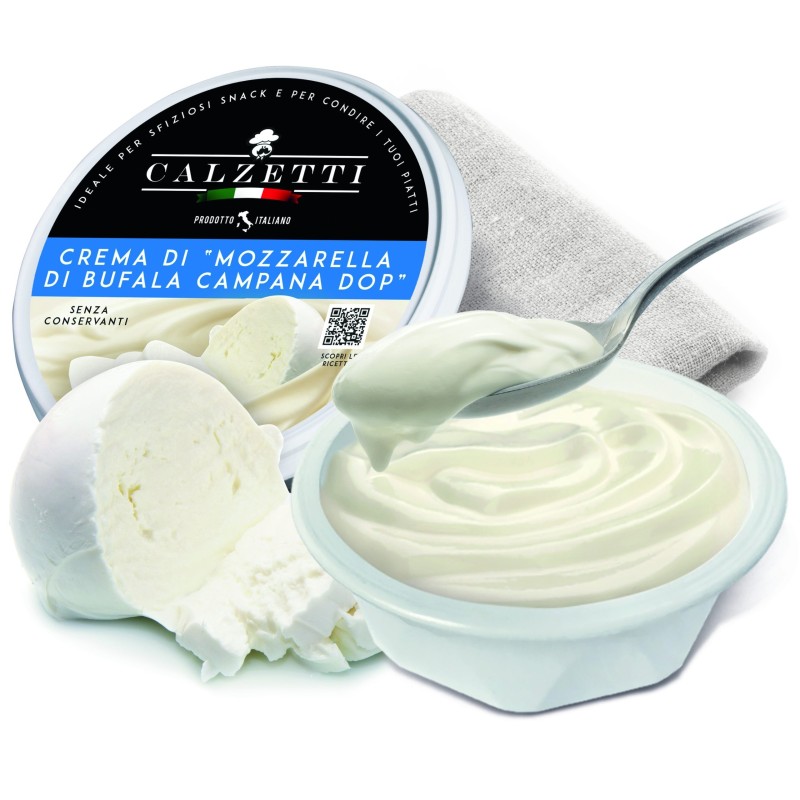 Calzetti ΚΡΕΜΑ mozzarella di buffalo  125gr