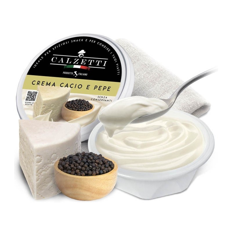 Calzetti ΚΡΕΜΑ τυρί-πιπέρι 125gr