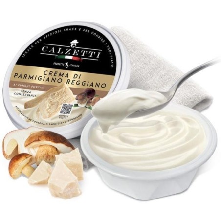 Calzetti Κρέμα Τυριού Parmigiano Reggiano με Μανιτάρια Πορτσίνι 125gr