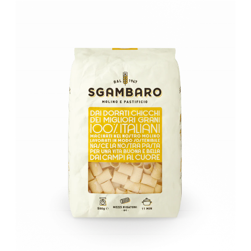 PASTA SGAMBARO mezzi rigatoni 500gr
