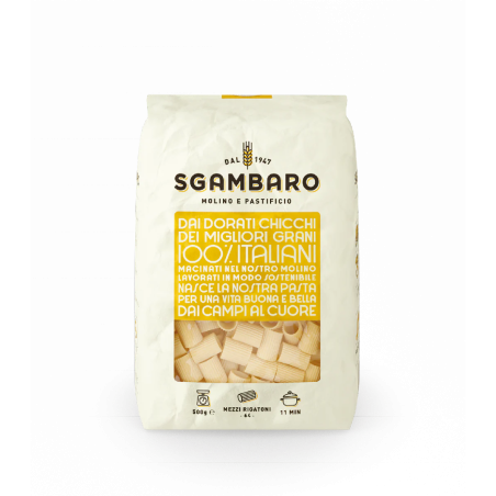 PASTA SGAMBARO mezzi rigatoni 500gr