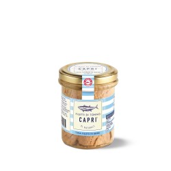 CAPRI Φιλέτα τόνου σε άλμη γυάλινο βαζάκι 190gr