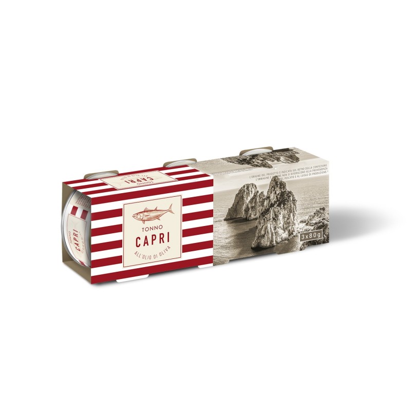 CAPRI τόνος σε ελαιόλαδο 3x80gr