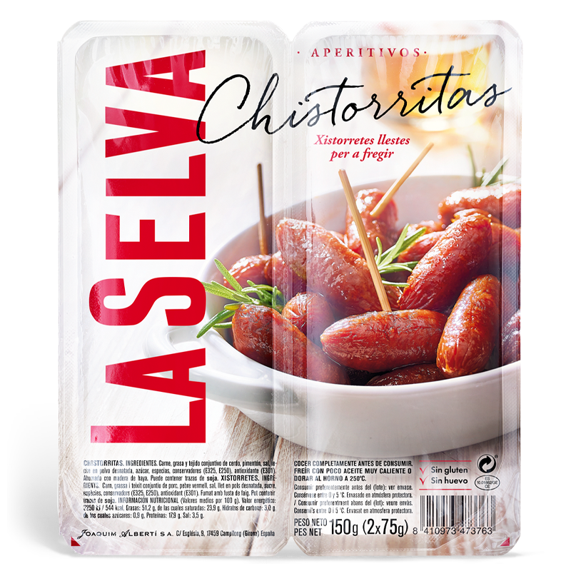 LA SELVA tapas chistorritas 150gr