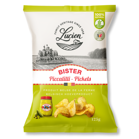 LUCIEN CHIPS BISTER Piccalili 125gr