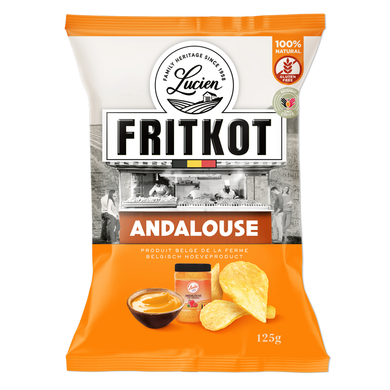 LUCIEN CHIPS Andalouse 125gr