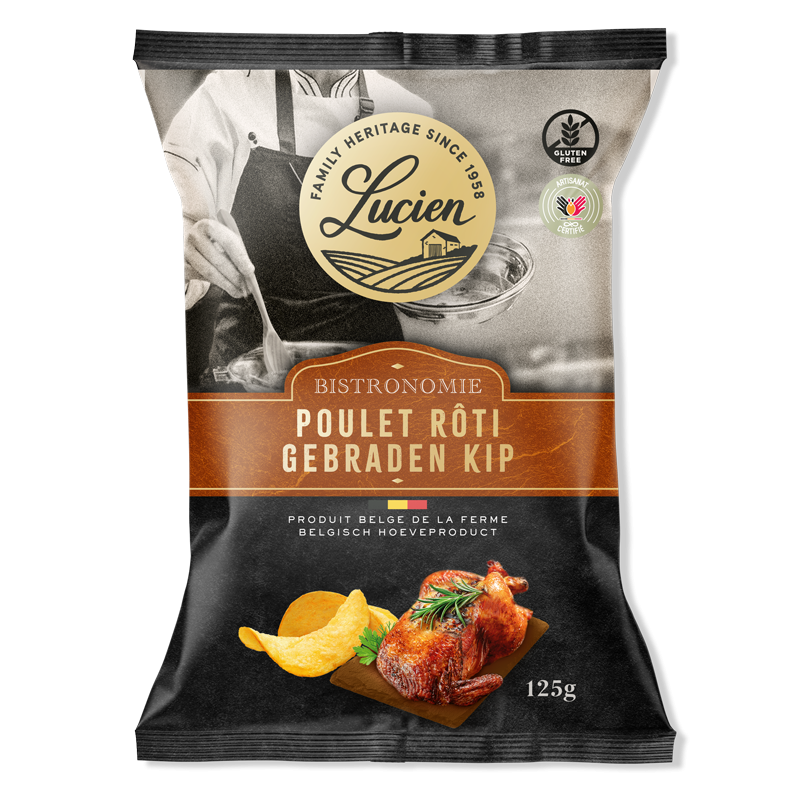 LUCIEN CHIPS Roast chicken 125gr