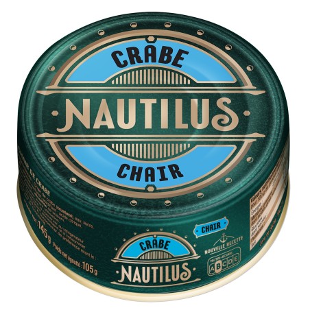 NAUTILUS Crab Meat  (Καβούρι κρέας ) 145gr