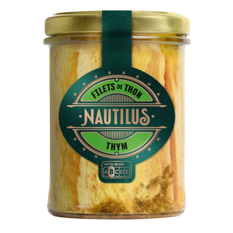 NAUTILUS φιλέτο τόνου σε ελαιόλαδο με θυμάρι 190gr