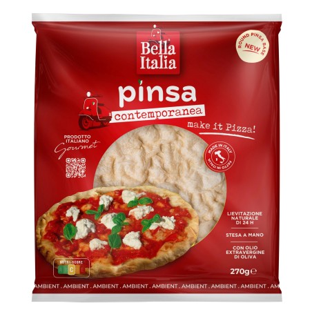 BELLA ITALIA pinsa στρογγυλή gourmet 270gr