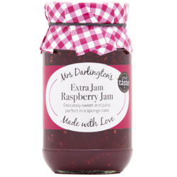 Mrs Darlington's Extra Jam Raspberry Jam 340gr