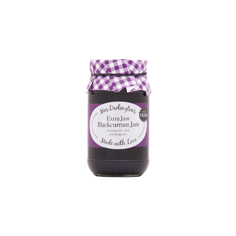 Mrs Darlington's Extra Jam Blackcurrant Jam 340gr