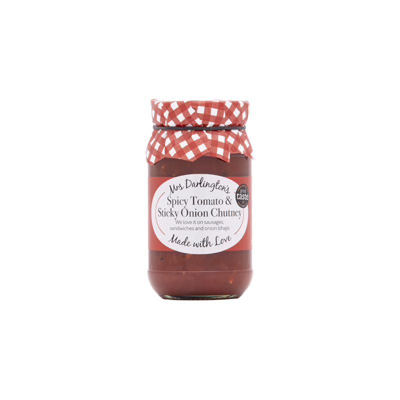 Mrs Darlington's Spicy Tomato & Sticky Onion Chutney 312gr