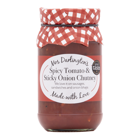 Mrs Darlington's Spicy Tomato & Sticky Onion Chutney 312gr