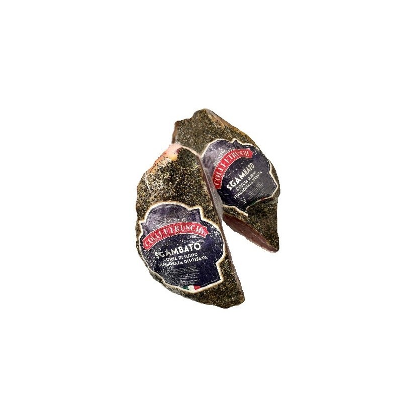 San Francesco 1/2 Seasoned Prosciutto with black pepper 7 μηνών ωρίμανσης s/v