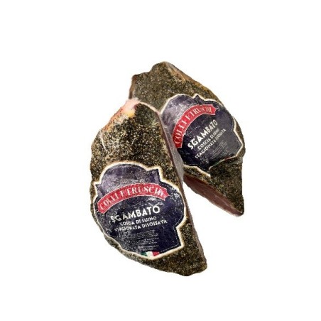 San Francesco 1/2 Seasoned Prosciutto with black pepper 7 μηνών ωρίμανσης s/v
