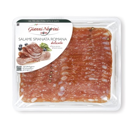 NEGRINI Salame Spianata Romana Affettato 110 gr