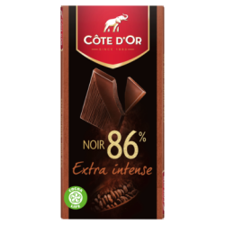 COTE D'OR Extra fine dark chocolate tablet 86% 100gr