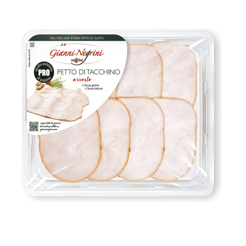 NEGRINI Petto Di Tacchino Al Forno Affettato 100 gr