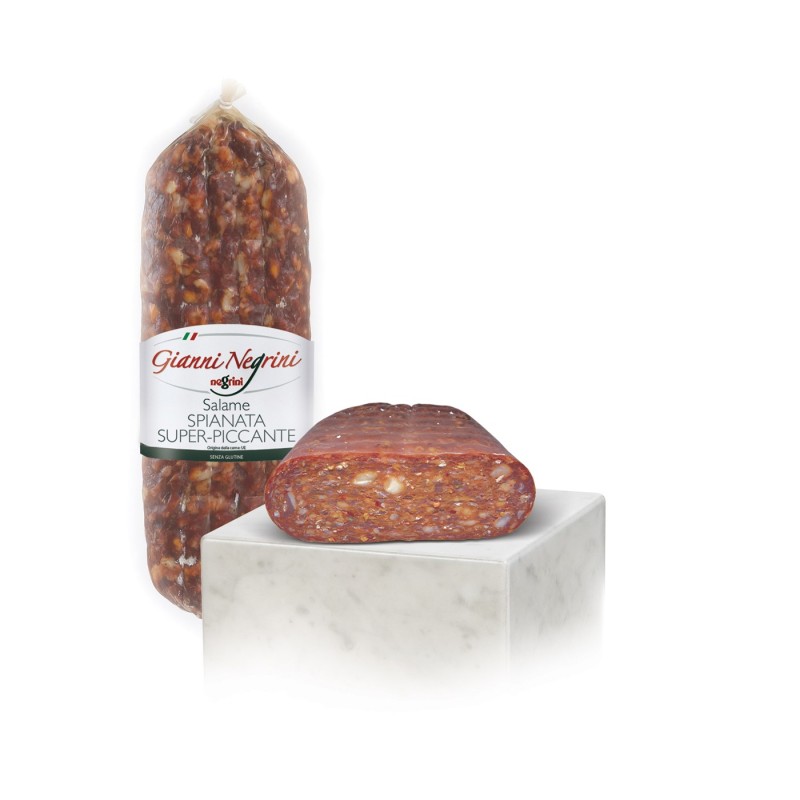 NEGRINI SALAME SPIANATA SUPER-PICCANTE KG.2,4 S/V