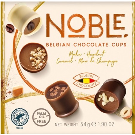 NOBLE chocolate cups chef's collection 54gr