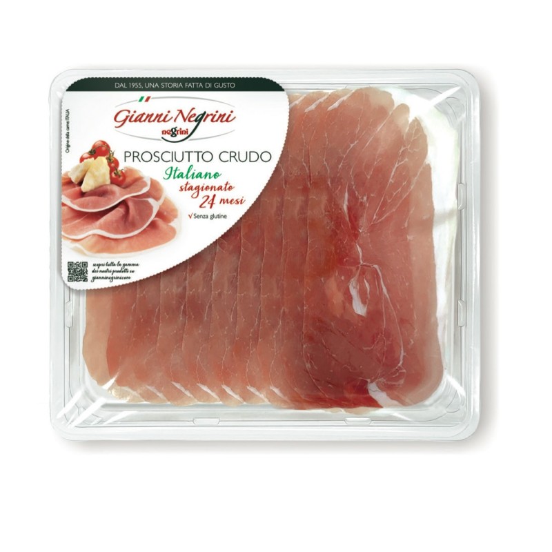 NEGRINI Prosciutto crudo affetato interfogliato 24 μηνη ωρίμανση 90gr