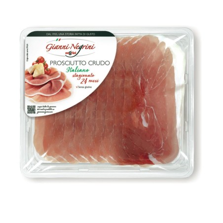 NEGRINI Prosciutto crudo affetato interfogliato 24 μηνη ωρίμανση 90gr