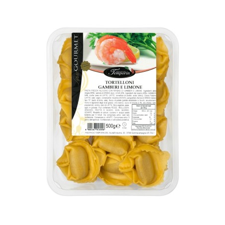 TEMPORIN Tortelloni Giganti με Γαρίδα και Λεμόνι 500g