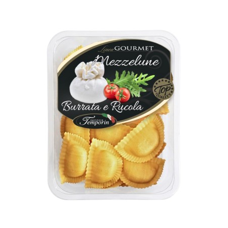 TEMPORIN Mezzelune με φρέσκο τυρί BURRATA και ρόκα 500gr