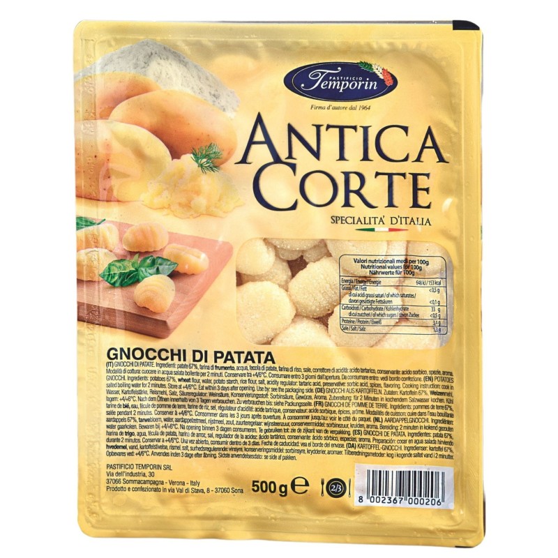 TEMPORIN Antica Corte Gnocchi 500gr