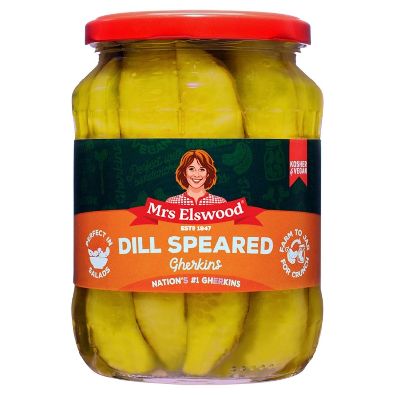 Mrs Elswood αγγουράκια τουρσί με άνιθο 670gr