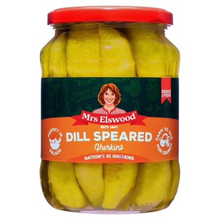 Mrs Elswood αγγουράκια τουρσί με άνιθο 670gr
