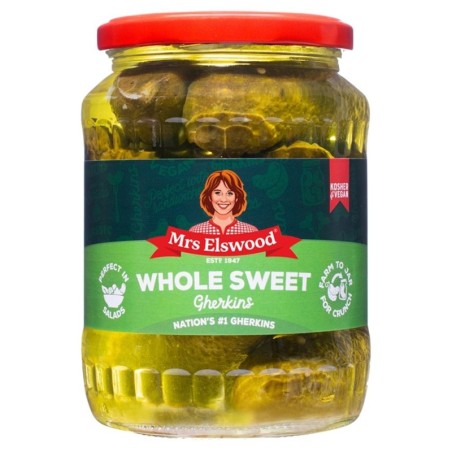 Mrs Elswood αγγουράκια τουρσί ολόκληρα  670gr