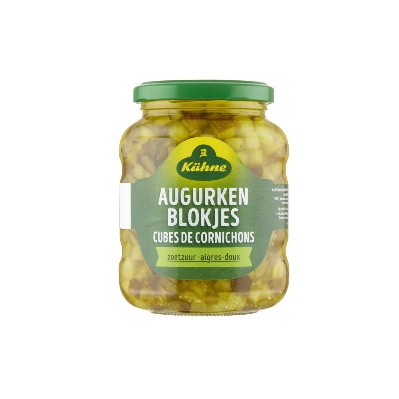 KUHNE κύβοι αγγουράκια τουρσί 330gr