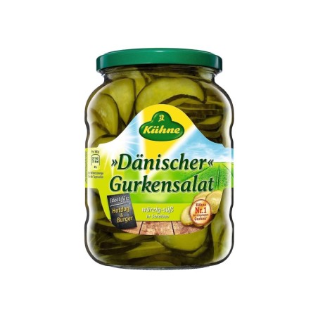 KUHNE Δανέζικα Αγγουράκια σε φέτες 185gr (330gr)