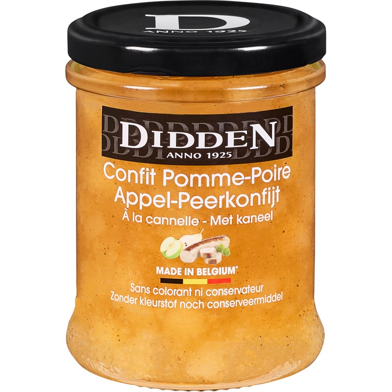DIDDEN Chutney με μήλο, αχλάδι και κανέλα 220gr