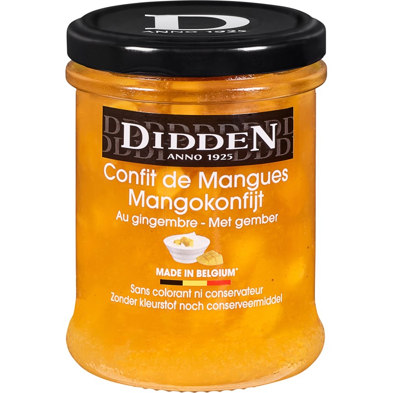 DIDDEN Chutney με μάνγκο και ginger 220gr