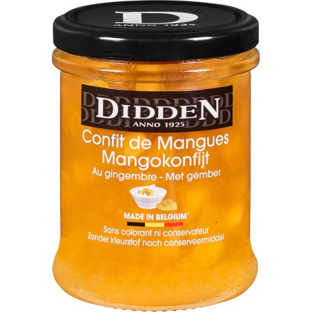 DIDDEN Chutney με μάνγκο και ginger 220gr