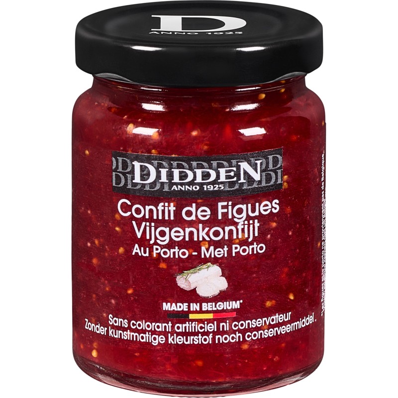 DIDDEN Chutney για τυρί με σύκο και κρασί Porto 105gr