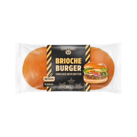 Dan Cake Brioche Burger Buns 300gr