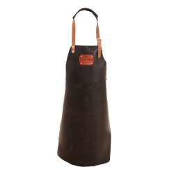 Not Just BBQ δερμάτινη ποδιά brown