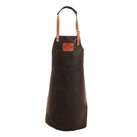 Not Just BBQ δερμάτινη ποδιά brown