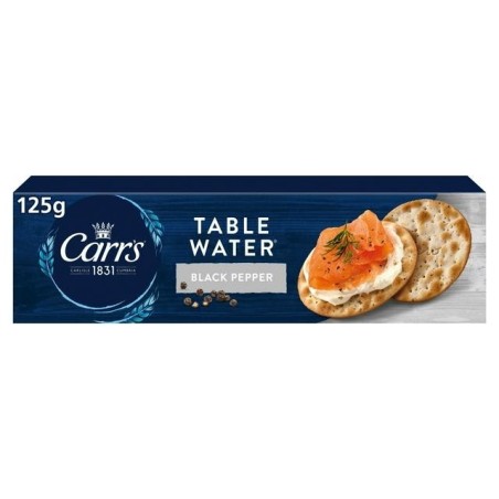 CARR'S Table Water Black Pepper 125gr