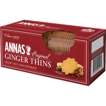 ANNAS Original Ginger Thins 150gr