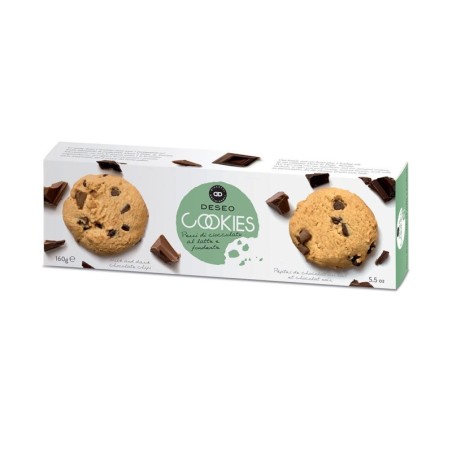 DESEO COOKIES με κομματάκια σοκολάτας γάλακτος και μαύρης σοκολάτας 160gr