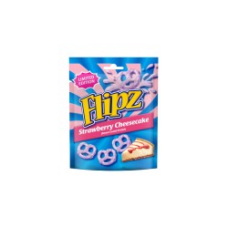 Flipz Strawberry Cheesecake Flavour Coated Pretzels 90gr