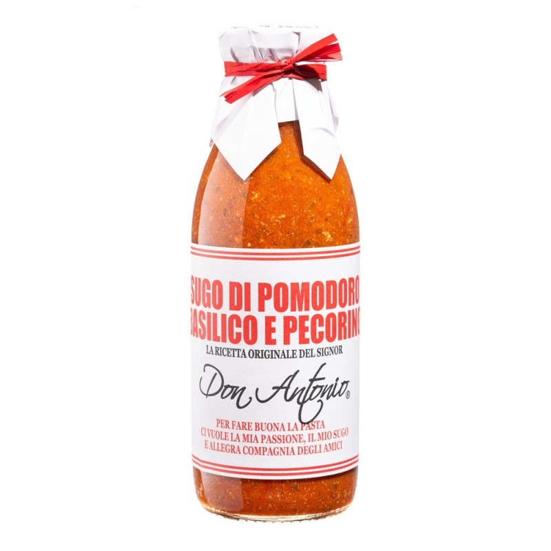 Don Antonio – Sugo di pomodoro pecorino e basilico 500ml