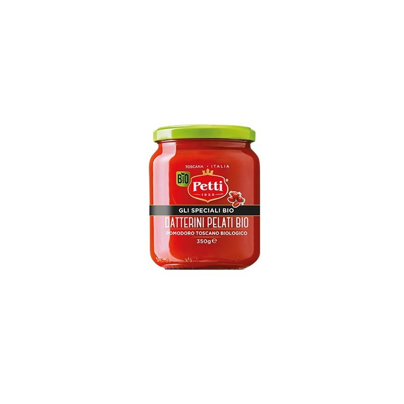 PETTI Βιολογικά Αποφλειωμένα Τοματάκια 350g