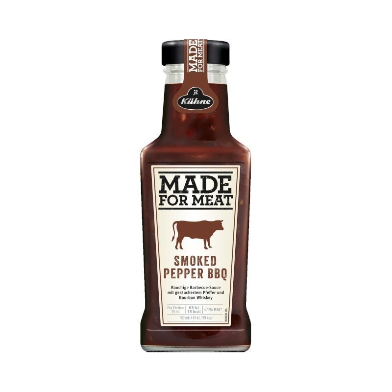 KUHNE Made for Meat BBQ Smoked Pepper 235ml